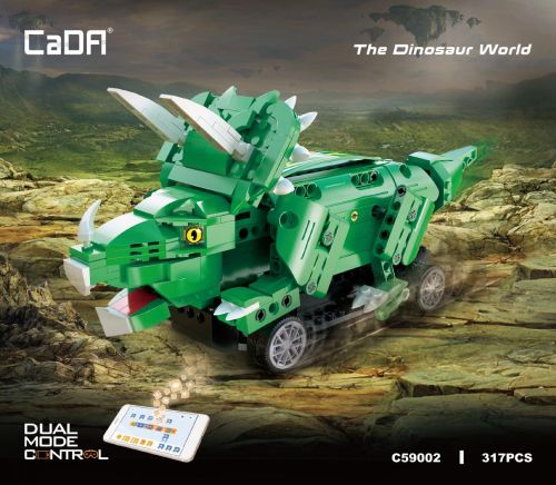 C59002W - The Dinosaur World Triceratops (317 Teile) CaDA C59002W