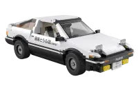 C61024W - CaDA Initial-D Toyota AE86 Trueno 1_12 (1324 Teile)