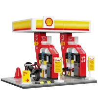 C66028W - CaDA Shell Tankstelle (305 Teile)