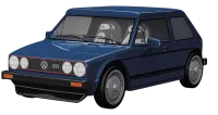 COBI-24615 - COBI Volkswagen Golf GTI (1976-1983) (68 pcs)