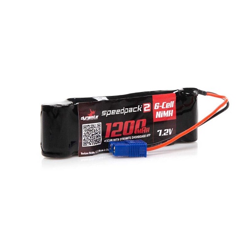 DYNB2473 - Speedpack2 7.2V 1200mAh 6C NiMH. EC3 Dynamite DYNB2473