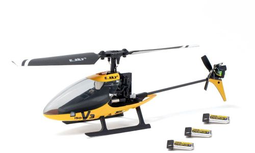 ESKY008570B-SET - ESKY 150 V3 Ultra Micro Helikopter - RTF (Mode2) 3 Akkus ESKY008570B-SET