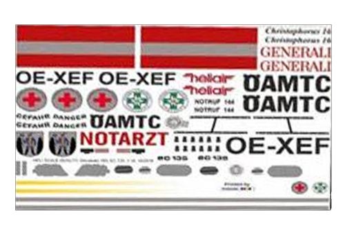 EC450LPJ007-YER - 450L EC-135 Aufklebersatz YER (OeAMTC) Roban EC450LPJ007-YER