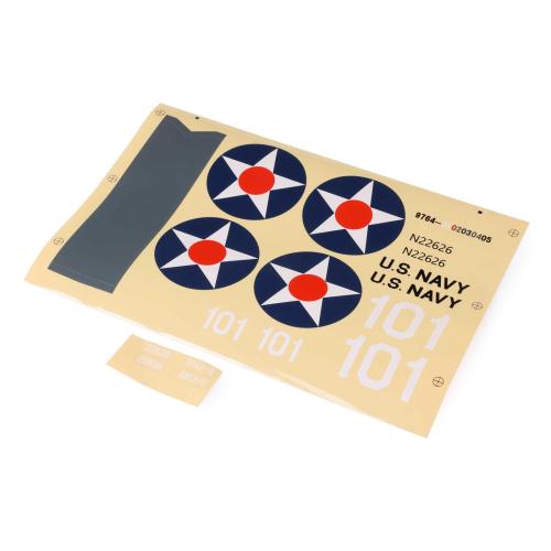 EFL-2976 - Decal Set: SNJ-5_AT-6 Texan 1.5m E-flite EFL-2976
