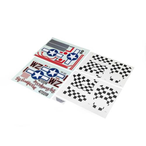 EFL-4367 - Aufkleberset: P-51D Mustang &8222;Big Beautiful Doll&8220; 1.5 m E-flite EFL-4367