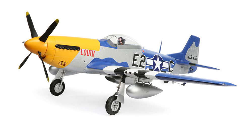 EFL01250 - P-51D Mustang 1.5m (AS3X_SAFE Select) - BNF Basic E-flite EFL01250