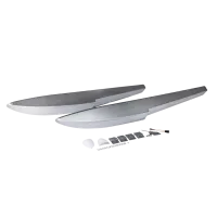 EFLA5600S - Float Set with Hardware. Silver. 39.5