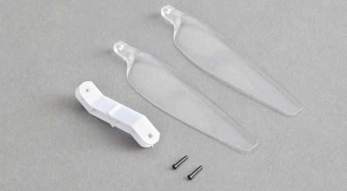 EFLU6702 - Klapppropeller transparent 130x70mm - UMX FPV Radian E-flite EFLU6702