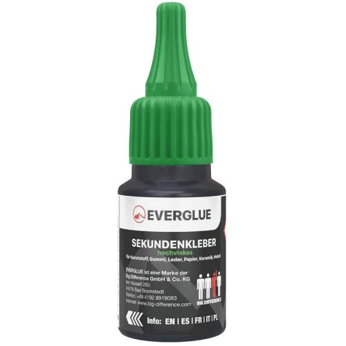 EV650043 - Everglue Sekundenkleber Cyanacrylat hochviskos 20g Dosierflasche EV650043