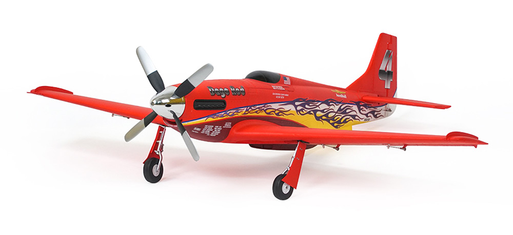 FMS134P - FMS P-51 Mustang Dago Red V2 (110cm) - PNP FMS134P