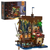 FO9011 - FUNWHOLE Mittelalterliches Pier Inn (2143 Teile)