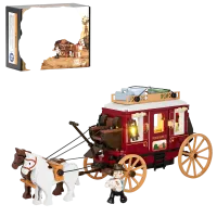 FO9052 - FUNWHOLE Old West Stagecoach (293 pcs)