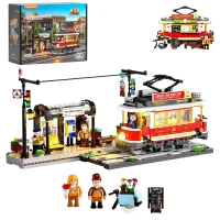 LB9084 - Lumibricks Historic Tram and Stop (1274 pcs)