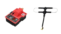 FRSKR9MS8 - FrSky R9M Sendemodul (rot) mit Super 8 Antenne
