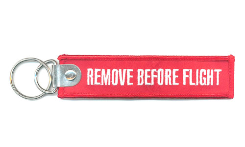 FW-RBF01 - Schluesselanhaenger - Remove Before Flight - freakware FW-RBF01