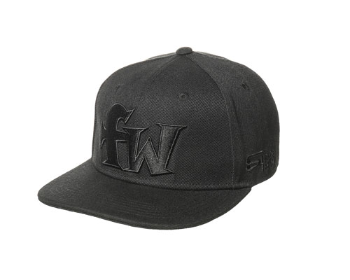 FW-SB03 - freakware Snapback Cap schwarz Schirm gerade FW-SB03