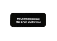 FW-TAG01 - Kennzeichnungsschild EU (e-ID) klein 20x8mm (1 Stk.)