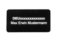 FW-TAG02 - Kennzeichnungsschild EU (e-ID) mittel 30x15mm (1 Stk.)