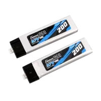 GEA2001S45PH - Gens ace 200mAh 3.7V 45C 1S1P Lipo Battery (2 Stueck)