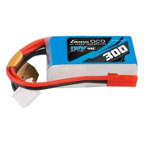 GEA3003S45JST - Gens ace 300mAh 11.1V 45C 3S1P Lipo-Akku mit JST-SYP-Stecker GEA3003S45JST
