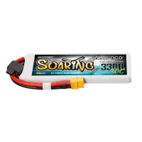 GEA332S30X6GT - Gens Ace Soaring 2200 mAh 2S 20C 7.4 V LiPo