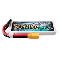 GEA333S30X9GT - Gens ace G-Tech Soaring 3300mAh 11.1V 30C 3S1P Lipo Battery Pack with XT90 plug