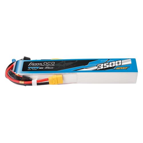 GEA3512S80X9GT - Gens Ace G-Tech 3500 mAh. 44.4 V. 80C. 12S1P. XT90 LIPO-Akku GEA3512S80X9GT