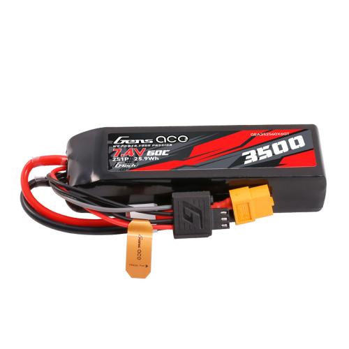 GEA352S60X6GT - Gens Ace 3500 mAh 2S 60C 7.4 V LiPo-Akku XT60-Stecker GEA352S60X6GT
