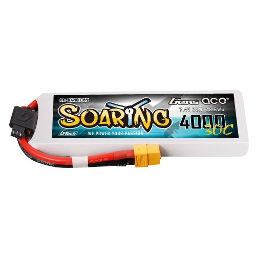 GEA402S30X6GT - Gens Ace 4000 mAh 2S 30C LiPo-Akku GEA402S30X6GT