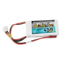 GEA4503S30JST - Gens ace Soaring 450 mAh 11.1 V 30C 3S1P Lipo