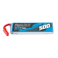 GEA5001S60JRED - Gens Ace 500 mAh 3.7 V 60C 1S1P LiPo-Akku