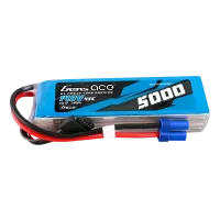 GEA504S45E5GT - Gens ace G-Tech 5000mAh 14.8V 45C 4S1P Heli Lipo Battery with EC5 Plug