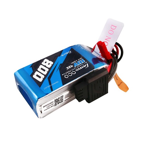 GEA8003S45JGT - Gens ace G-Tech 800mAh 11.1V 45C 3S1P LIPO BATTERY PACK JST GEA8003S45JGT