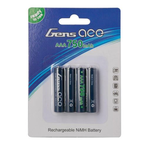 GEANM7501S3A - gens-ace-aaa-nimh-750mah-1-2v-battery-4-teile-geanm7501s3a