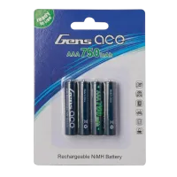 GEANM7501S3A - Gens Ace AAA NIMH 750mAh 1.2V Battery (4 Teile)