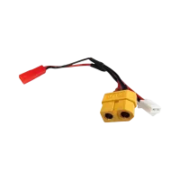 GEAX6FJX2SYRM - Gens Ace XT60 Buchse. JST-XHR-2P auf JST-SYR-2P Stecker Adapter. 100 mm