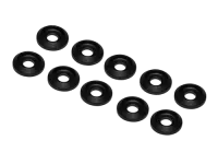 H0007BM-S - Aluminium Schlussscheibe schwarz (10 Stk) 500_630_700_770