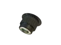 H0675BL-28-S - Aluminum Engine Pulley 28T - Goblin Black Nitro
