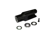 H0679BM-S - Hauptrotorblatthalter Alu schwarz matt - Black Thunder_Nitro