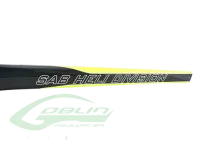 H0702-S - CFK Heckrohr 650 gelb_carbon - Black Nitro_Thunder