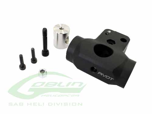 H0720BM-S - Aluminum Center Hub Black Matte - Comet SAB H0720BM-S