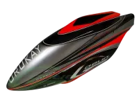 H0723-S - Airbrush Carbon Haube. silber - Urukay Carbon