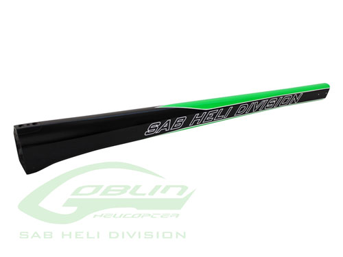 H0764-S - Carbon Heckrohr - Gruen - Goblin BLACK THUNDER _ BLACK NITRO 700 SAB H0764-S