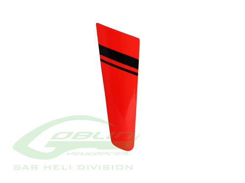 H0923-S - Tail Fin red - miniComet SAB H0923-S