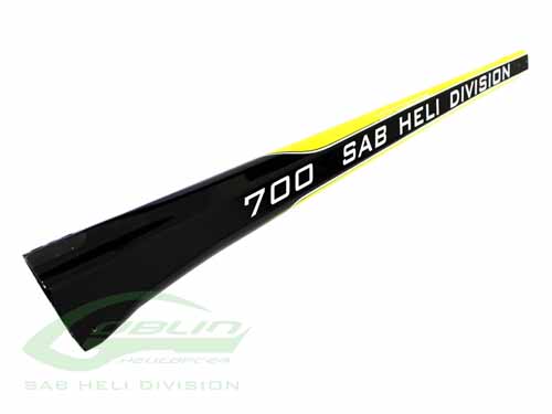 H0930-S - Heckrohr gelb_schwarz - Thunder Sport SAB H0930-S