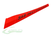 H0934-S - Heckrohr Carbon. rot - Fireball