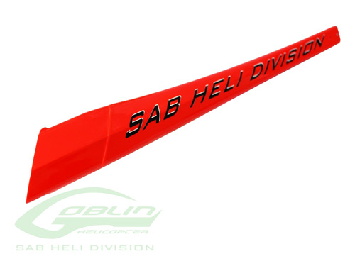 H0934-S - Heckrohr Carbon. rot - Fireball SAB H0934-S