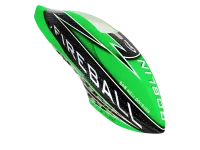 H0940-S - WOH Airbrush FG Haube Racing Gruen - Fireball