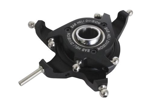 H1295-S - Swashplate Black Matte For 3 Blades Head SAB H1295-S