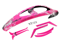 H1425-S - Haube u. Sticker. pink - Goblin RAW